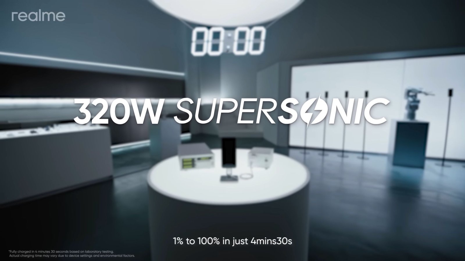 realme เปิดตัวเทคโนโลยีชาร์จไว 320W SuperSonic แบตเต็ม 100% ภายใน 4 นาทีครึ่ง เร็วที่สุดในโลก