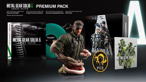 Metal Gear Solid Delta: Collector’s Edition ญี่ปุ่นมาพร้อมกับ Figure ครึ่งตัวของ Snake