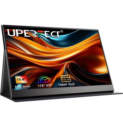 UPERFECT 2K/1080P Portable Monitor 17.3/15.6inch Mobile Display laptop monitor extender IPS HDR With Type-C Mini HDM